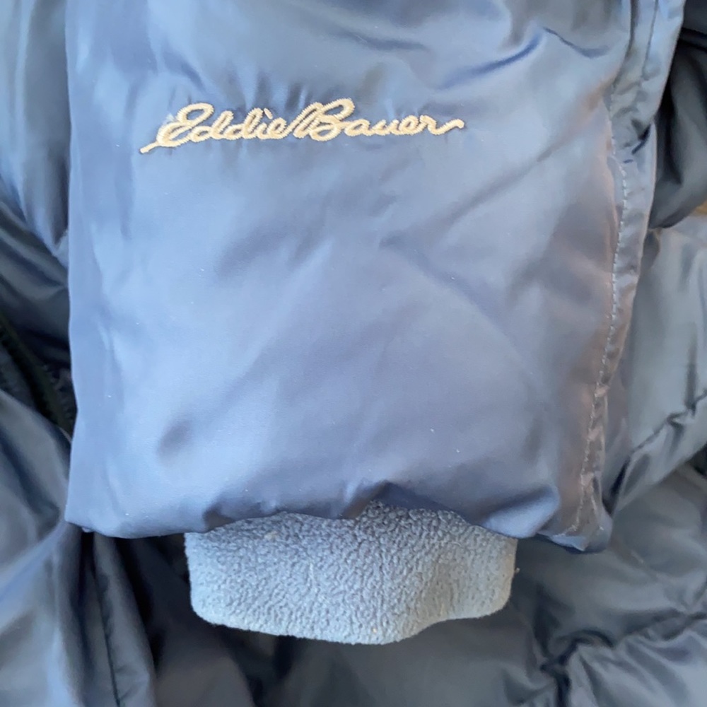 Blue Eddie Bauer Down Jacket - Picture 9 of 9